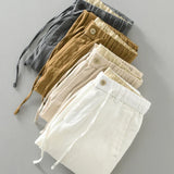 Pantaloni Elliot in Cotone e Lino