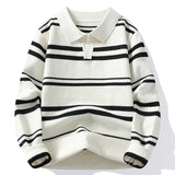Maglione in Maglia a Righe Harvey