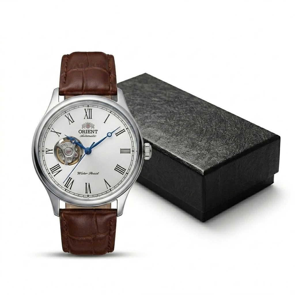Orologio Automatico Open Heart con Numeri Romani