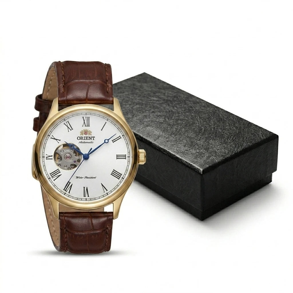 Orologio Automatico Open Heart con Numeri Romani