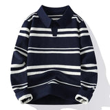 Maglione in Maglia a Righe Harvey