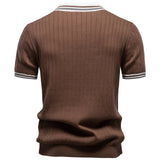 Polo Old Money con Colletto a Contrasto